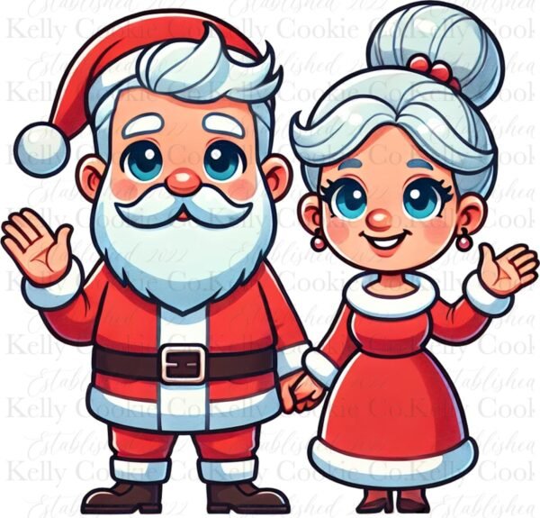 Cute Santa & Mrs. Claus, Mini Bundle