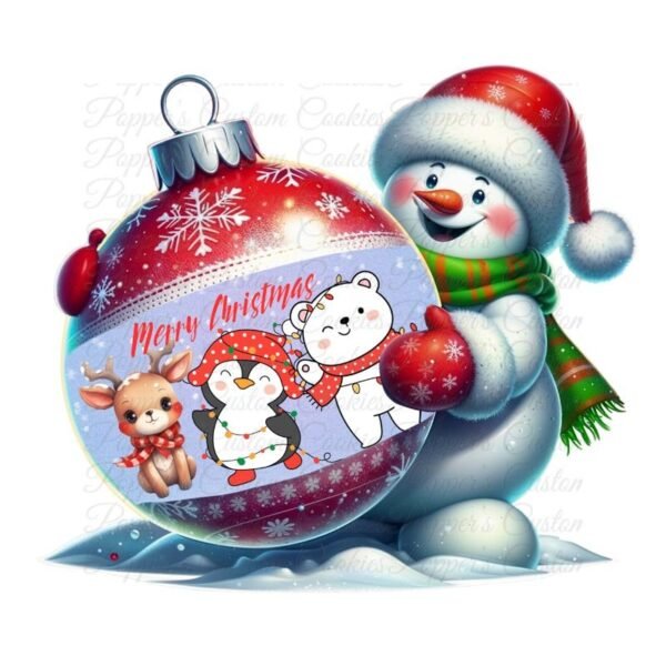 Snowman Ornament, Christmas Friends