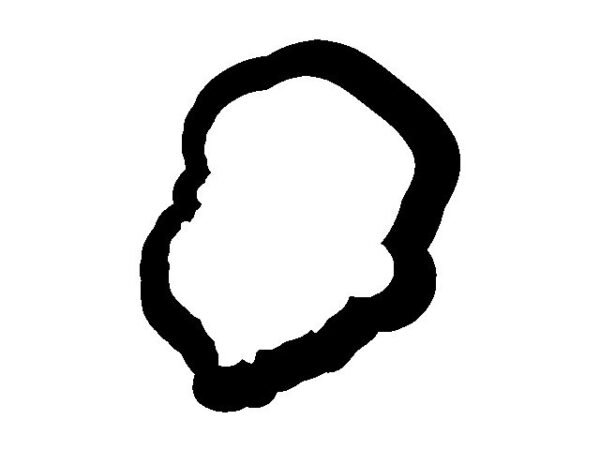 Santa Face STL File, 3 inch