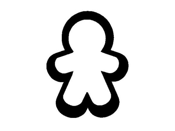 Gingy Boy STL File, 3.5 inch