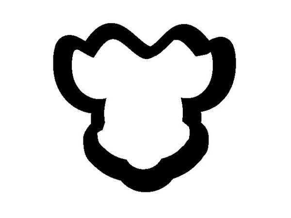 Happy Rudolph STL File, 3 inch