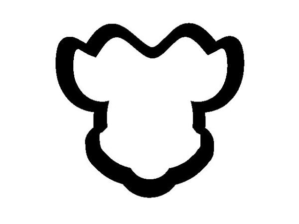 Happy Rudolph STL File, 4 inch