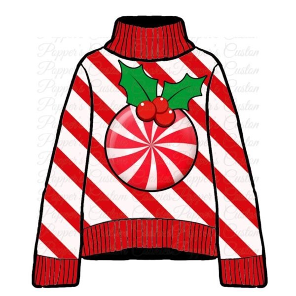Sweater, Candy Cane