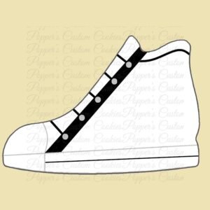 High Top, Magic Template, Black, With Laces