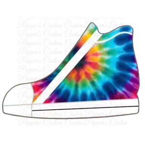 High Top, Tie Dye, No Laces