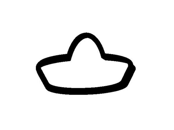 Sombrero STL File, 4.25 inch