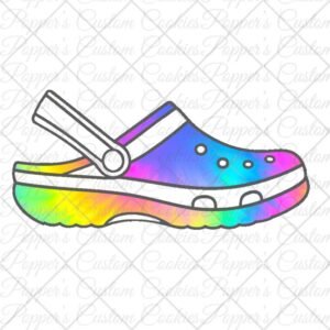 Plastic Clog, Tie-Dye