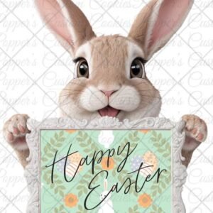 Rabbit & Frame, Happy Easter
