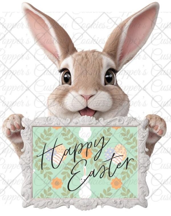 Rabbit & Frame, Happy Easter