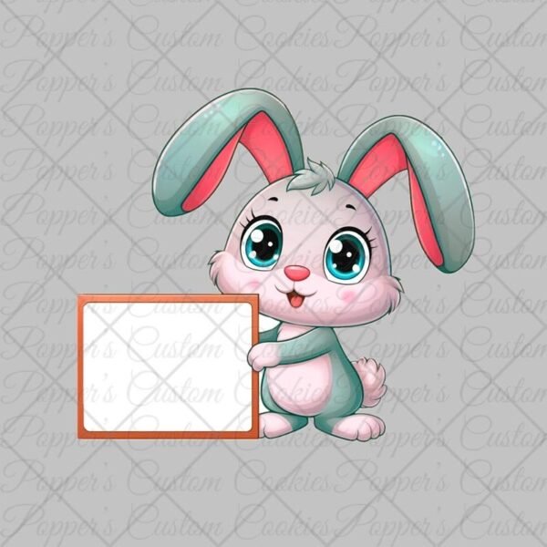 Pink Bunny Magic Template
