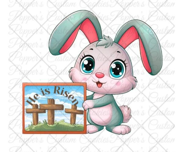 Pink Bunny, He Is Risen