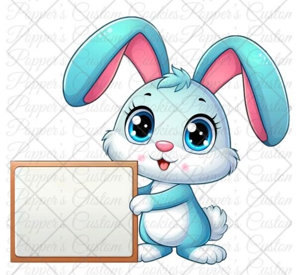Blue Bunny, Blank Plaque