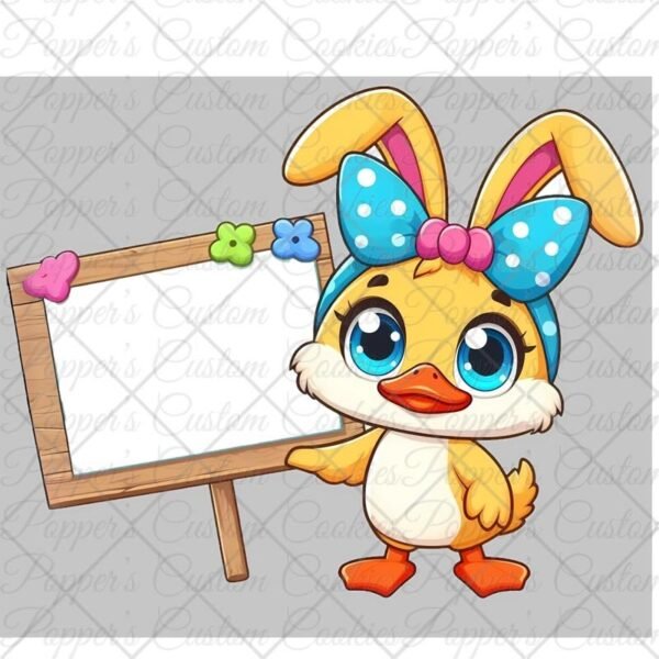 Duck Bunny & Sign Magic Template