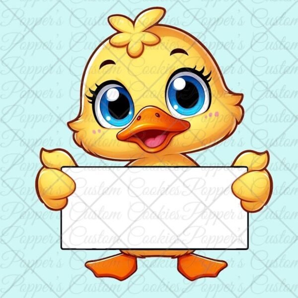 Duck With Sign, Magic Template