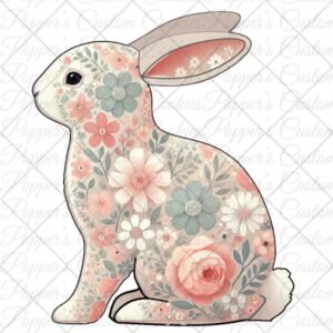Side View Bunny, Watercolor