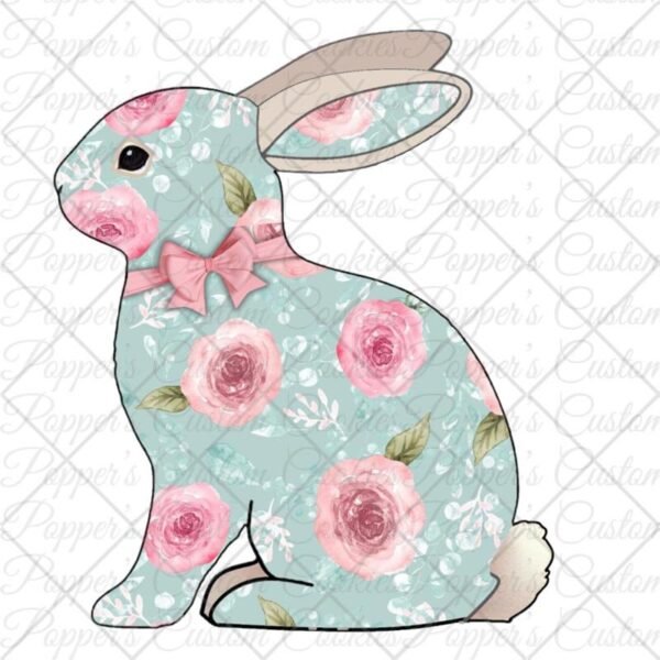 Side View Bunny, Rose