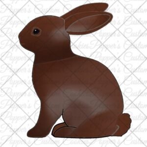 Side View Bunny, Chocolate