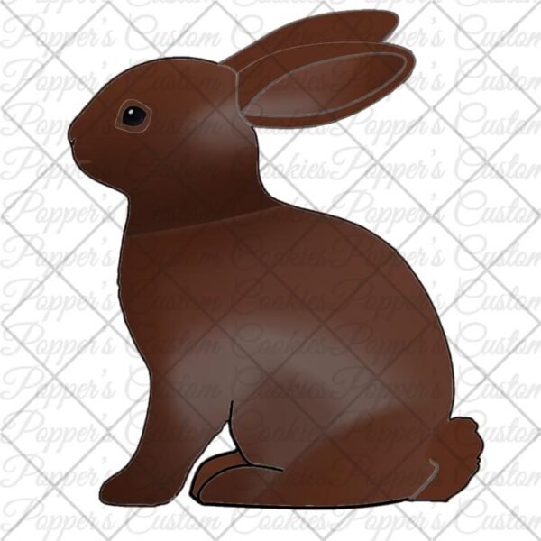 Side View Bunny, Chocolate