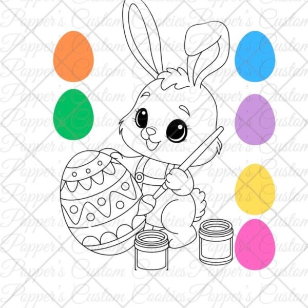 Easter PYO, Rabbit With Egg