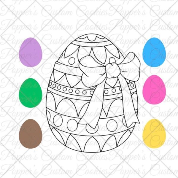 Easter PYO, Egg With Bow