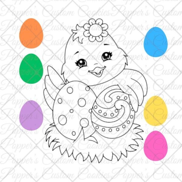 Easter PYO, Chick With Egg