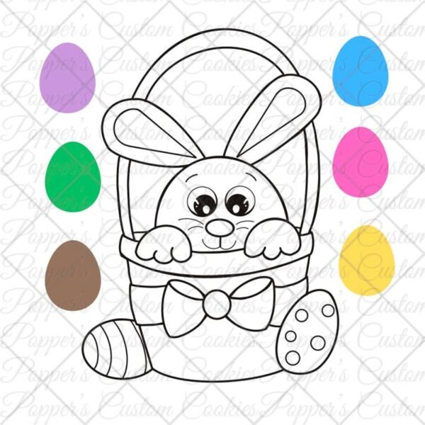 Easter PYO, Bunny In Basket