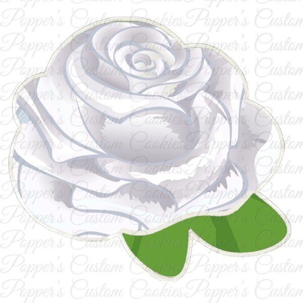 Floral, LL, Rose, White Rose v2