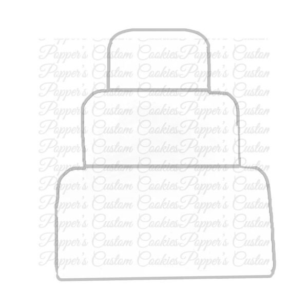 3 Layer Cake, AC, DYO Template, Outline