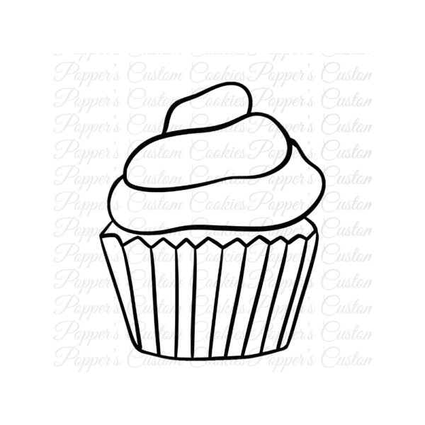 Cupcake, Swirl, DYO Template