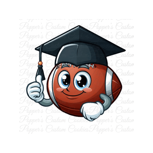 Football, Graduation Cap