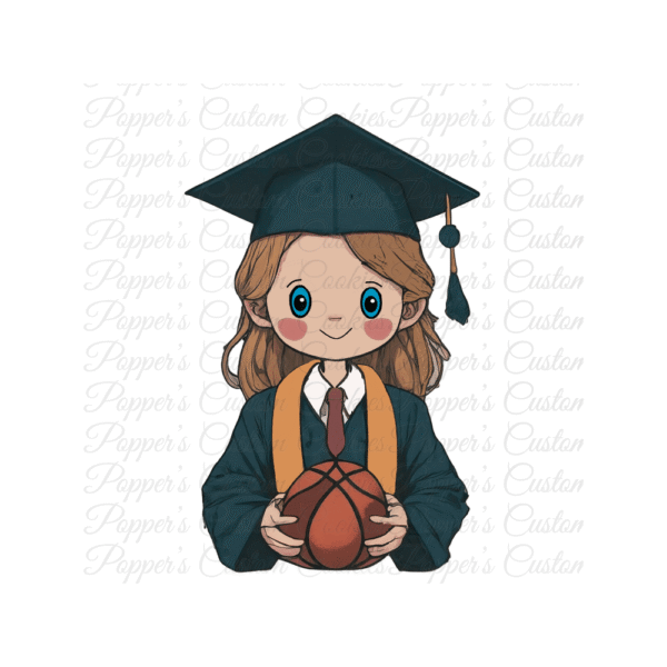 Graduate, Girl, BasketBall, Brown Hair