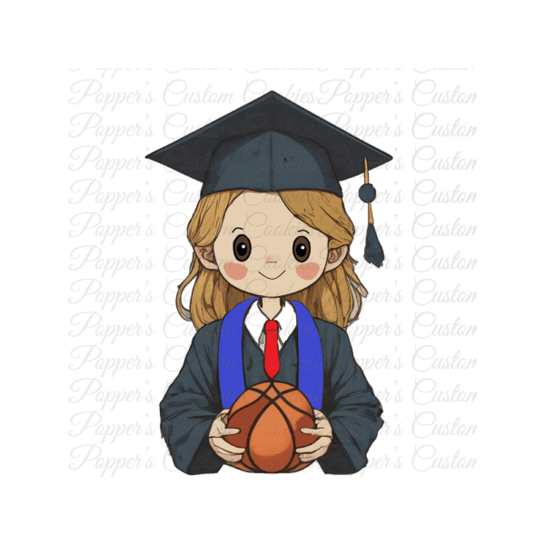 Graduate, Girl, BasketBall, Blonde Hair