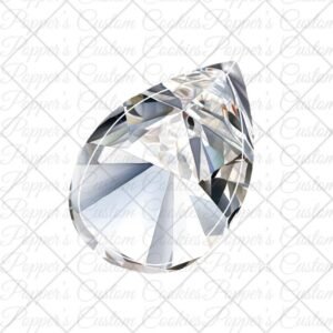 Gem, Pear Cut Diamond