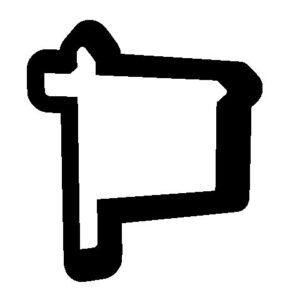 Colonial Post Sign STL FIle, 3.5 inch