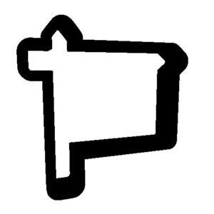 Colonial Post Sign STL File, 4 inch