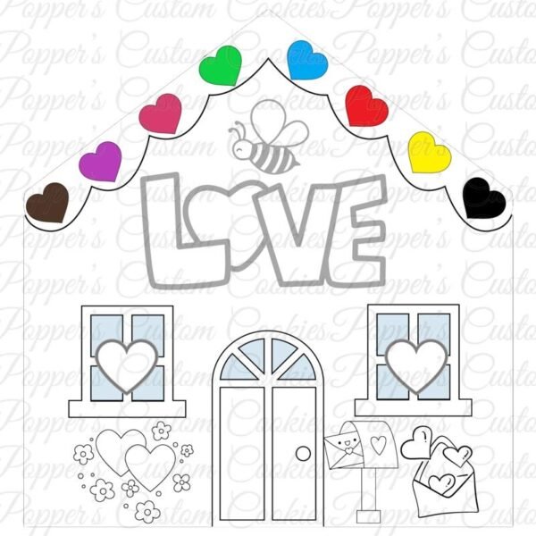 Valentine's Day Gingerbread House PYO - Image 5