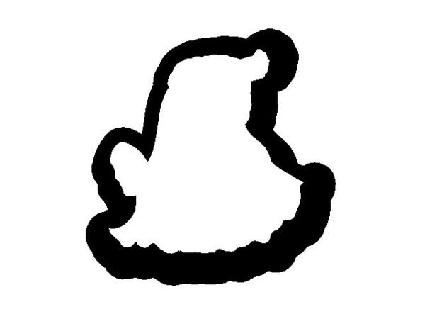 Mr. Sassy Ghost STL File, 3.5 inch