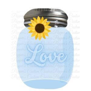 Jar, Realisitic Lid, Love