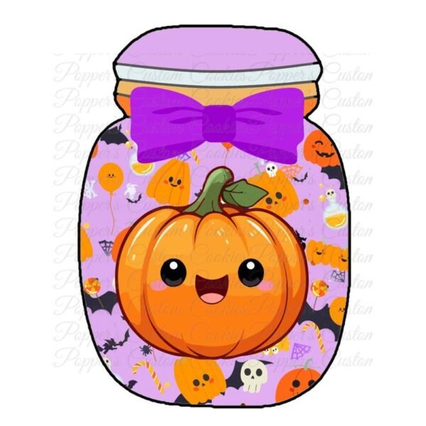 Jar, Pumpkin Face