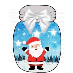 Jar, Santa & Stars