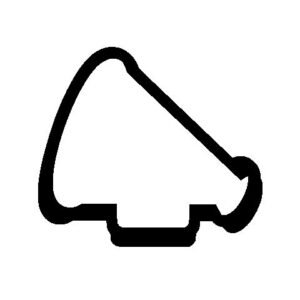 Megaphone STL File, 3.5 inch