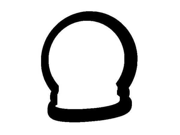 Snow Globe STL File, 4 inch