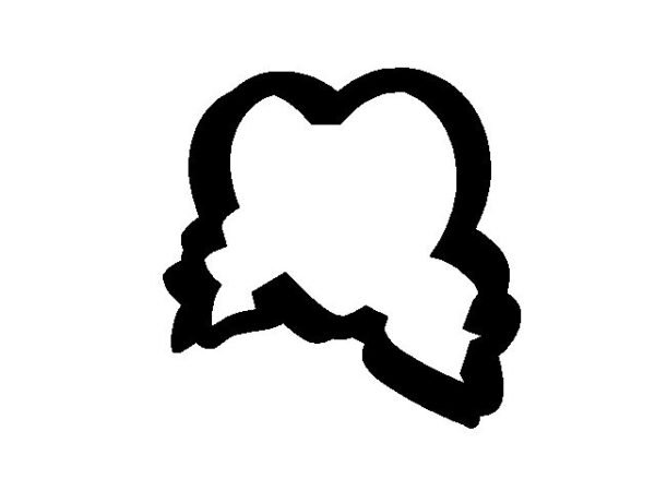 Valentine's Day, Heart Banner STL File, 3 inch