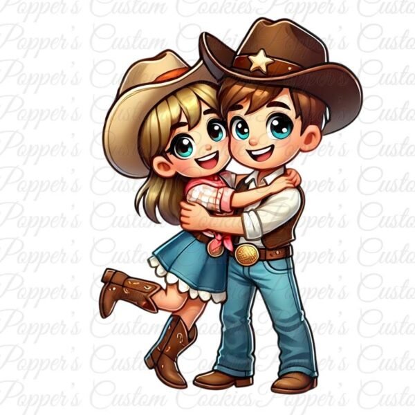 Valentine's Day, Cowboy & Cowgirl, Blonde Hair