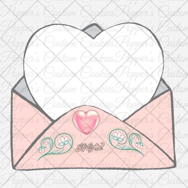 Love Letter, Magic Template, Pink