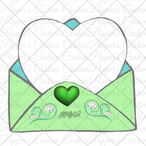 Love Letter, Magic Template, Green