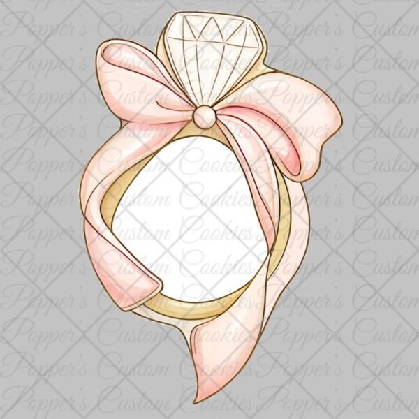 Ring & Bow Magic Template, Pink