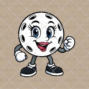 Pickleball Ball, Gal Magic Template