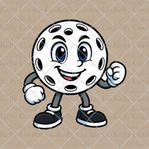 Pickleball Ball, Guy Magic Template