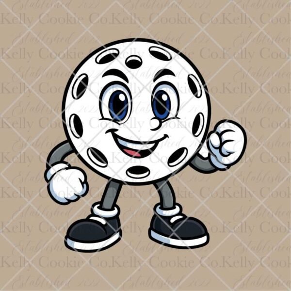 Pickleball Ball, Guy Magic Template